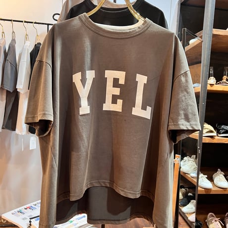 2026pre spring  YEL Tシャツ（パウダー加工）　~margaux vintage~ MG CT-26033-S