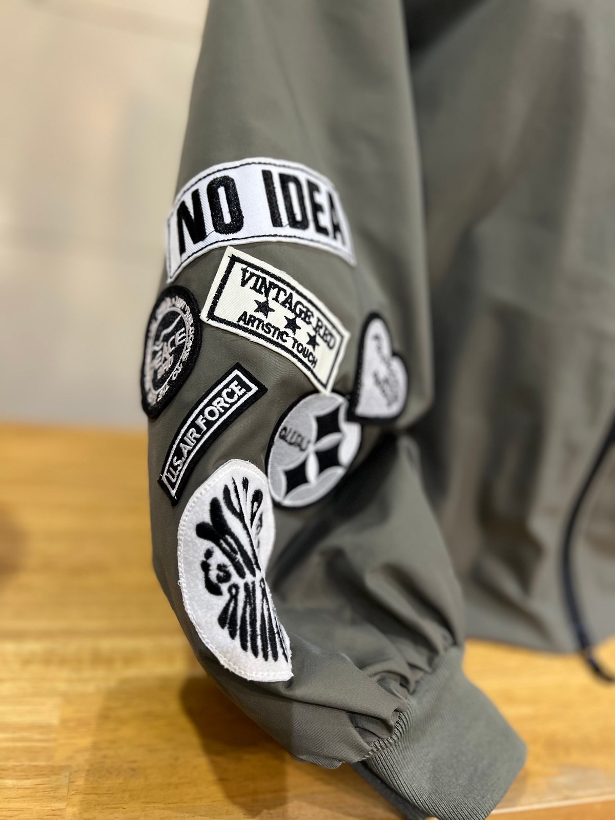 【Naptime】ワッペンPARKA-IVORY NAPTIME ワッペンPARKA-IVORY S