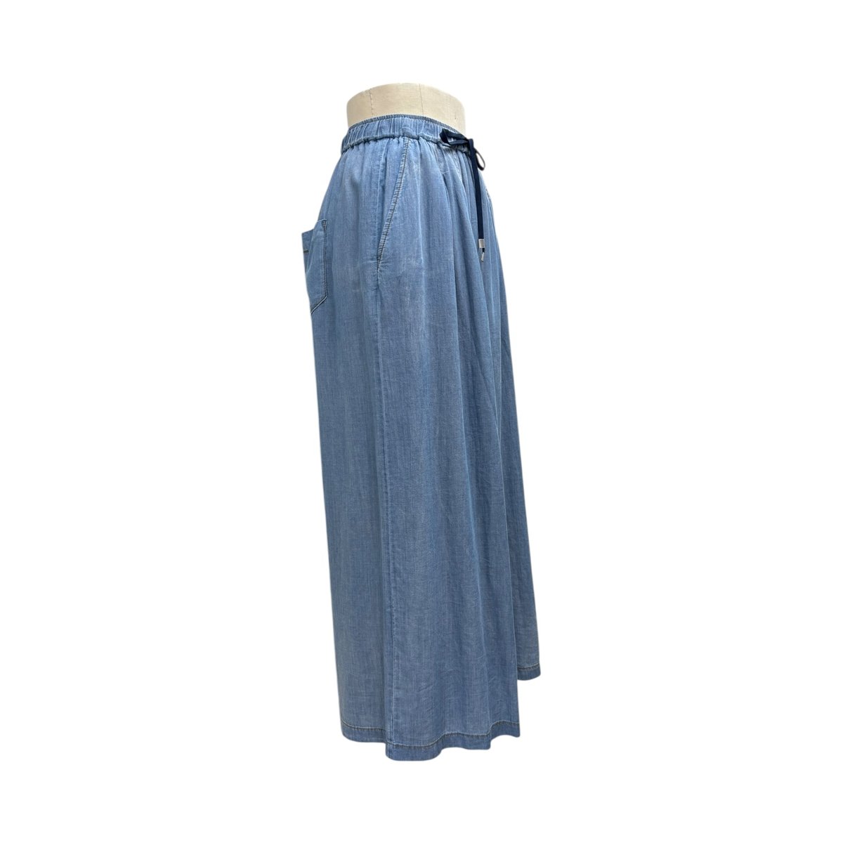 2026spring ayane シアーデニムタックワイドパンツ816304〜ayane〜