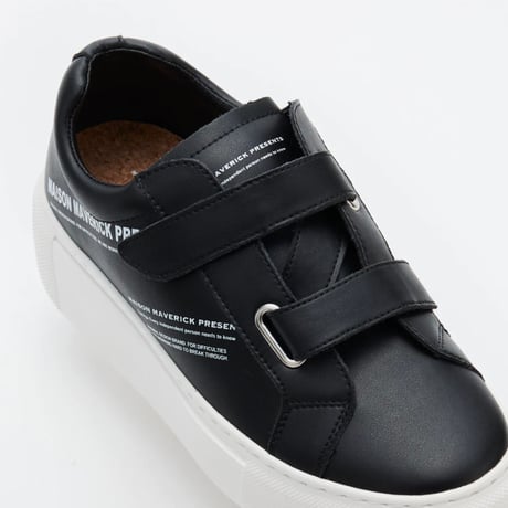 MAISON MAVERICK PRESENTS メゾンマヴェリックプレゼンツ　Velcro designマジックテープデザイン  MS2442 ブラック
