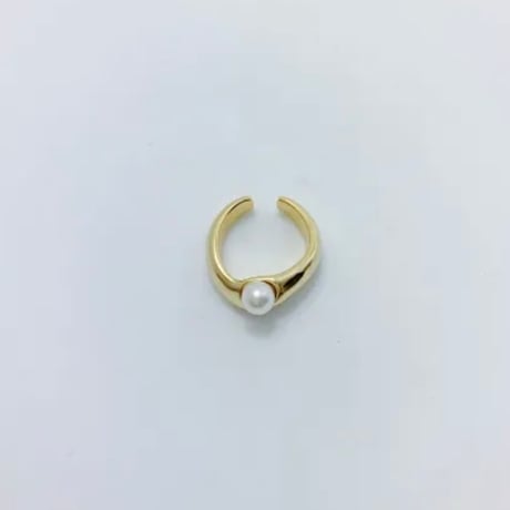 イヤーカフ　simple pearl ear cuff BREC-059 ~ BLUE RANK~