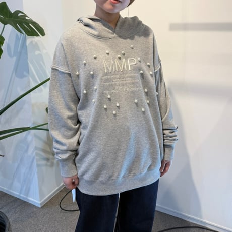 予約商品!MAISON MAVERICK PRESENTS メゾンマヴェリックプレゼンツ2026aw[63MM5171] Pearl Detail MMP Hoodie