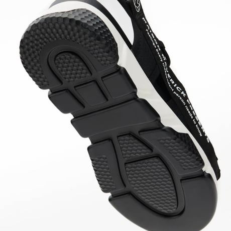 MAISON MAVERICK PRESENTS メゾンマヴェリックプレゼンツ  ロゴダッドサンダルスニーカーblack