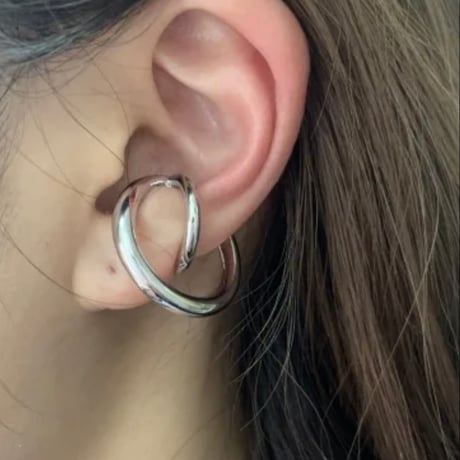 big ring ear cuff BREC-077〜 BLUE RANK〜