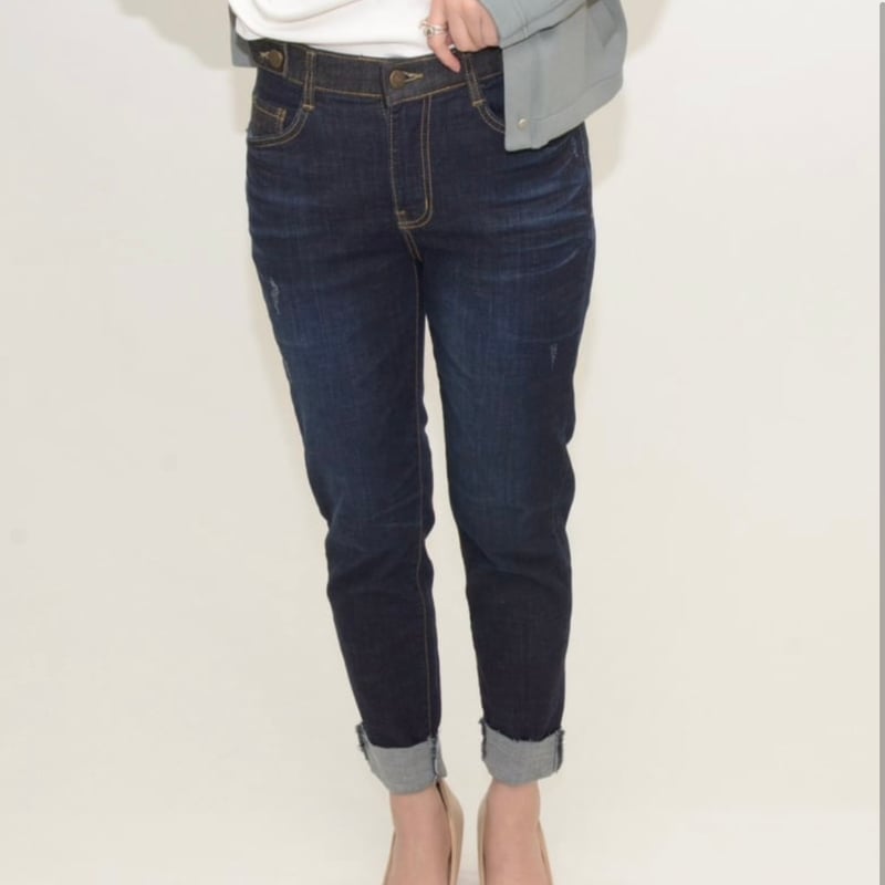 大ヒット神デニム】バイカラーストレッチデニム - 2849– ~praia