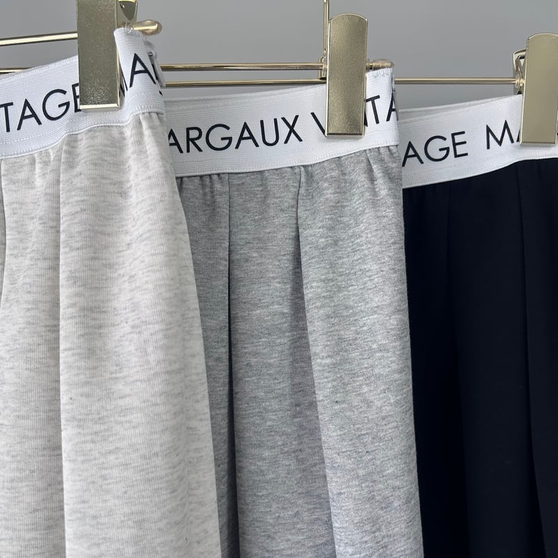 ロゴウエストゴムタックパンツ ~margaux vintage~ MG AC-25084-A