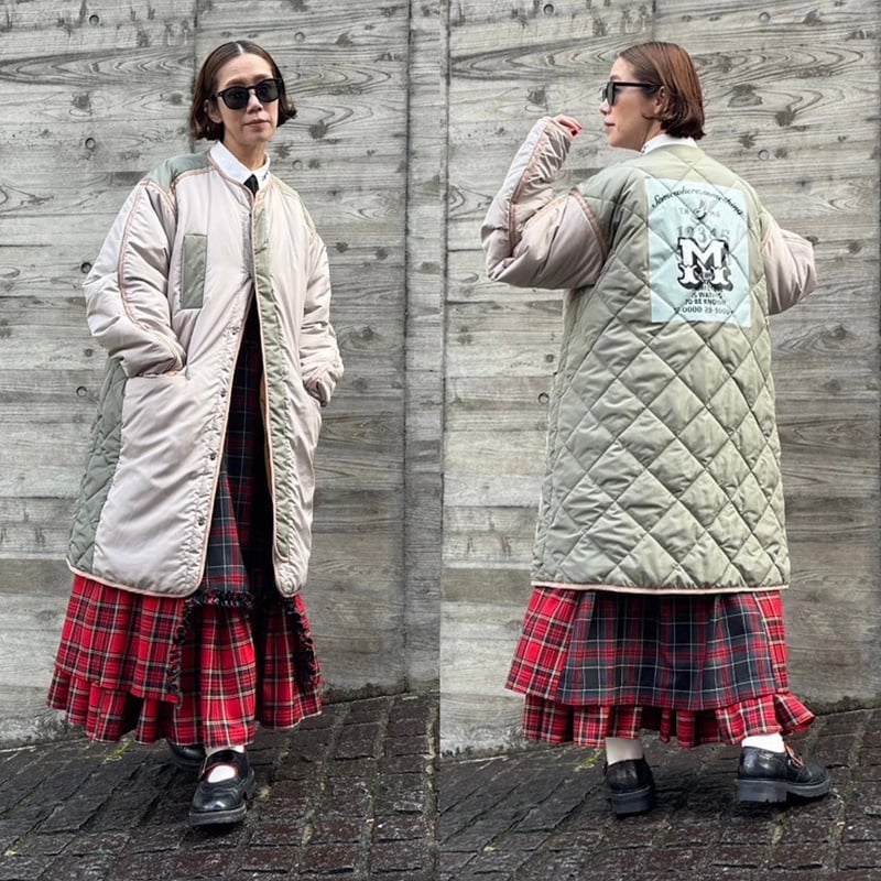 Thomas Magpieトーマスマグパイキルティングキャミワンピ