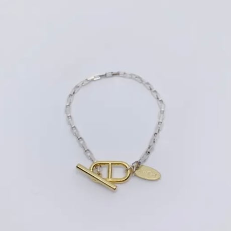 Rectangle chain Bracelet　BRB-22107　〜bluerank〜