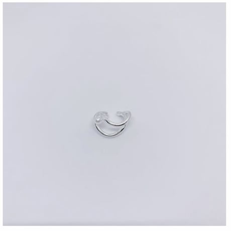 Imitation pearl Ear cuffl  BREC-042~ BLUE RANK~