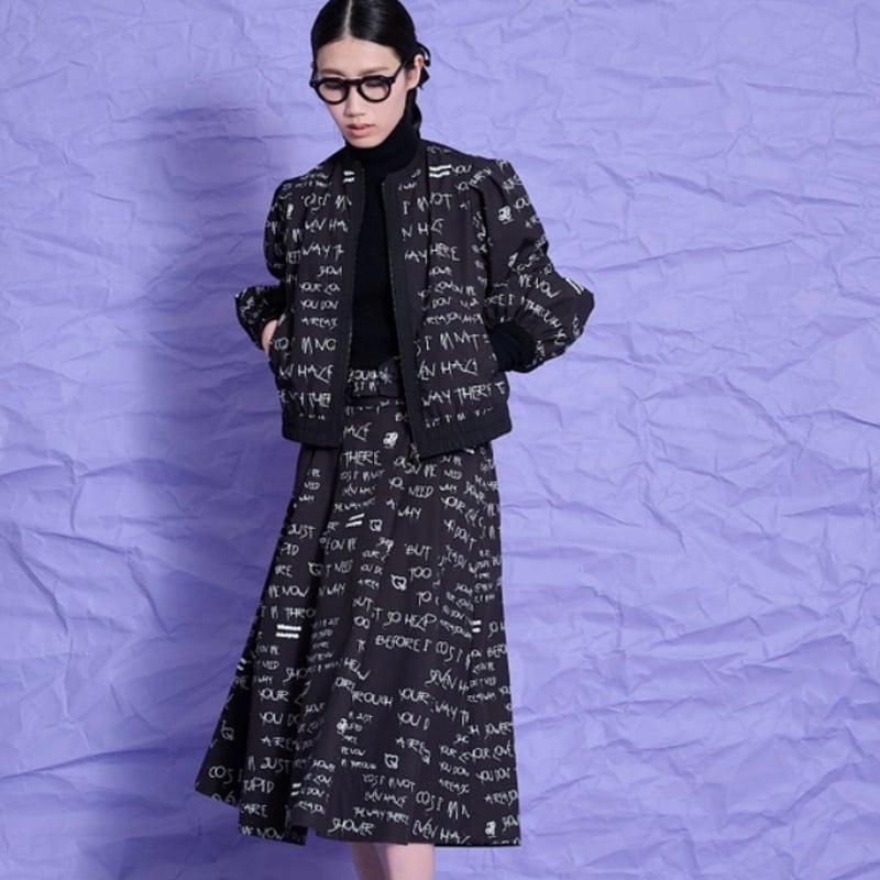 Thomas magpie トーマスマグパイ オリジナルプリントプリーツ(2243602)  