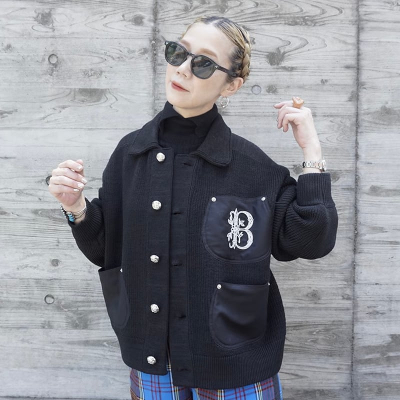 2025winterトーマスマグパイ Thomas magpie 襟付きリブニット(2254