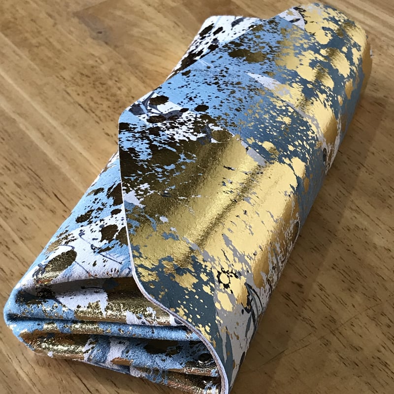 New! レザー ロングウォレット リキッド【Leather Long Wallet Liqu
