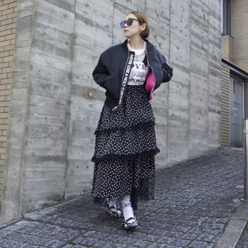 Thomas magpie トーマスマグパイリップ柄スカート - スカート - スカート 