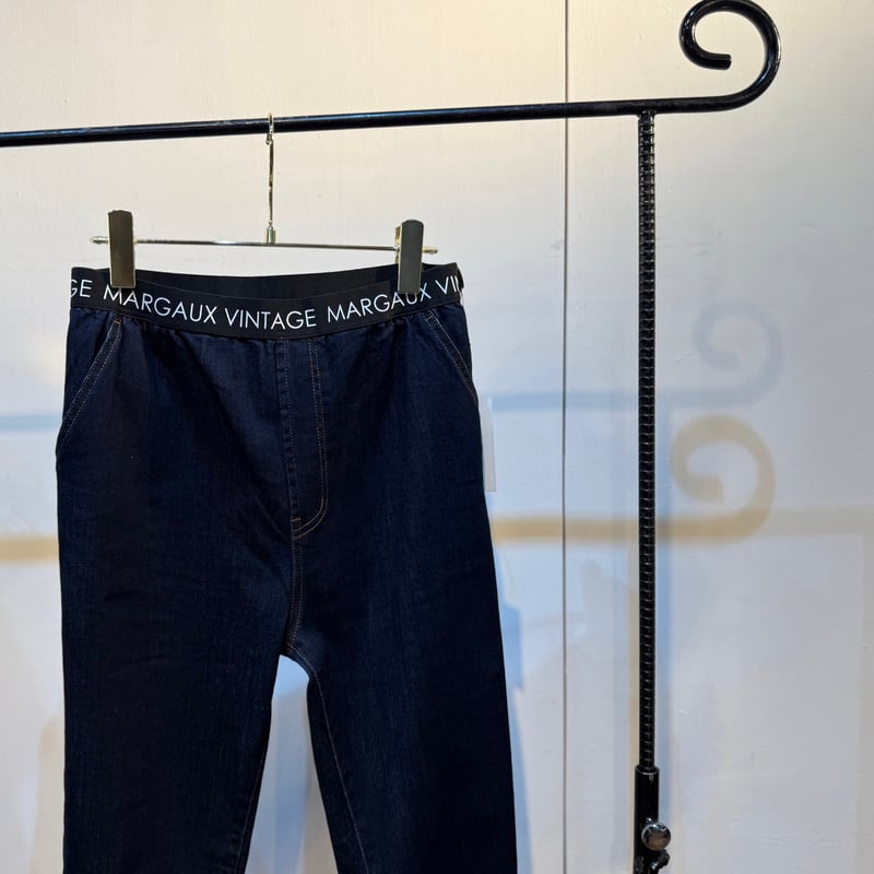 予約商品！2026 prefallワンウォッシュデニムスリムパンツ ~margaux