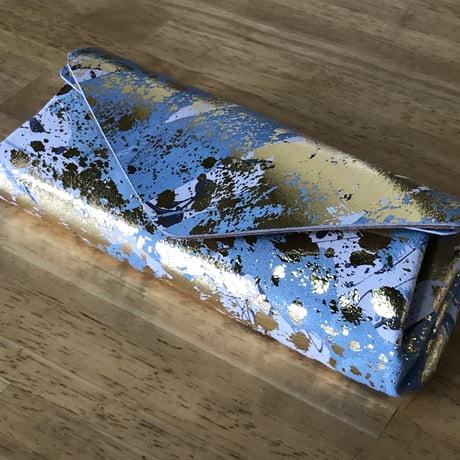 New! レザー ロングウォレット リキッド【Leather Long Wallet Liquid】gold/ゴールド　～carmine～