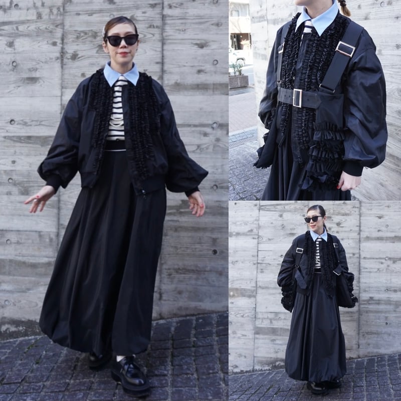 THOMASMAGPIE ブルゾン 2025autumn Thomas magpieトーマスマグパイ フリルブルゾン