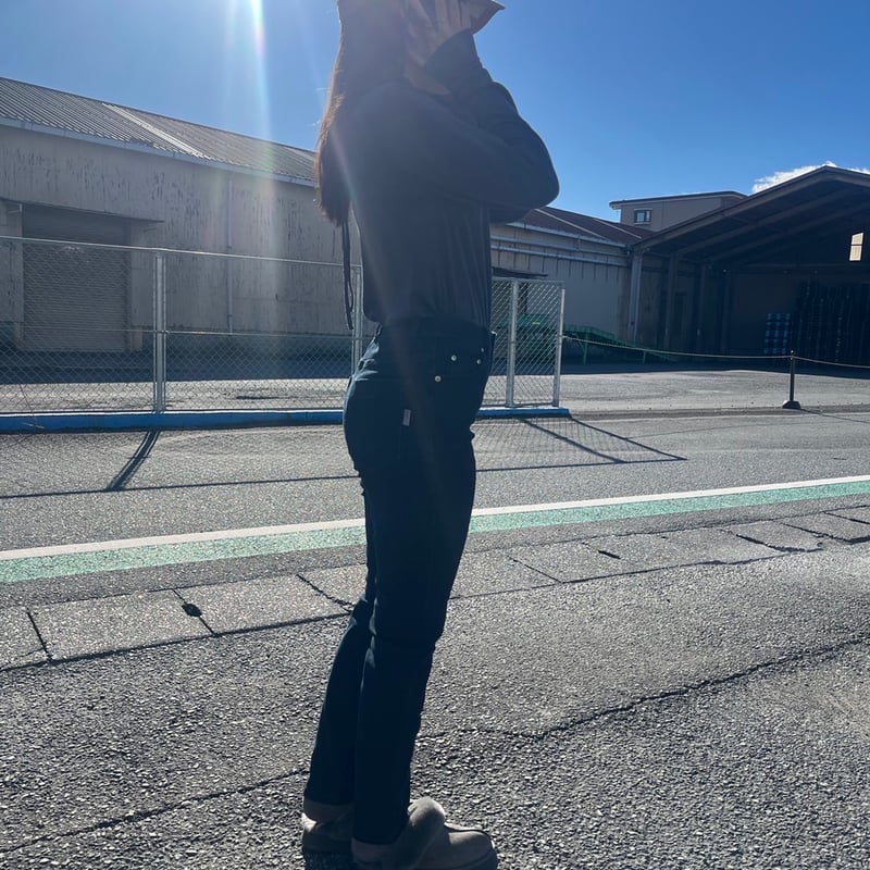 新品未使用ayane裏起毛デニムスキニーパンツ ブラック38 新品未使用ayane裏起毛デニムスキニーパンツ ブラック38