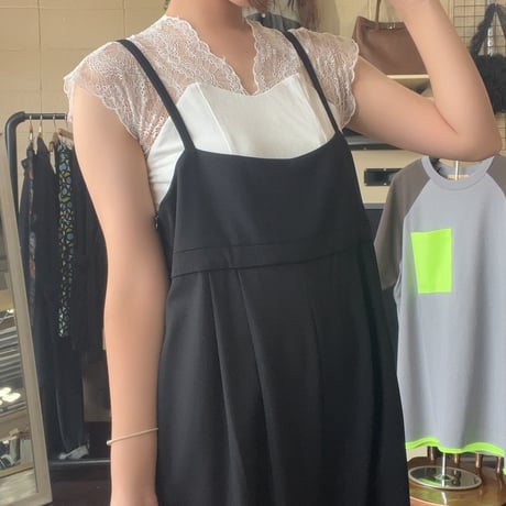 サロペット【B51-403】 ~BLANC basque~  black