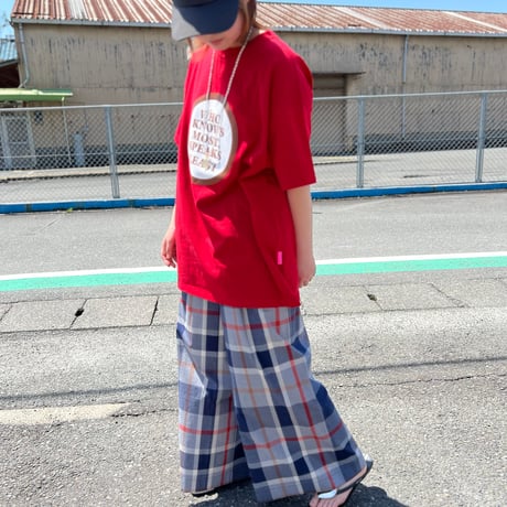 ビッグチェック　ワイドパンツ【BB42-309】 ~BLANC basque~