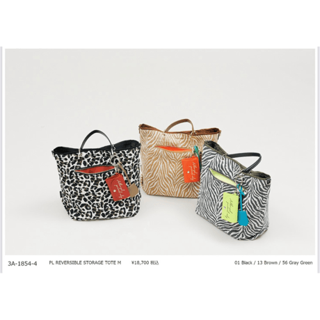 2026SS 【STORY】PL REVERSIBLE STORAGE TOTE M introduction : ポリエステル リバーシブル ストレージ トートM