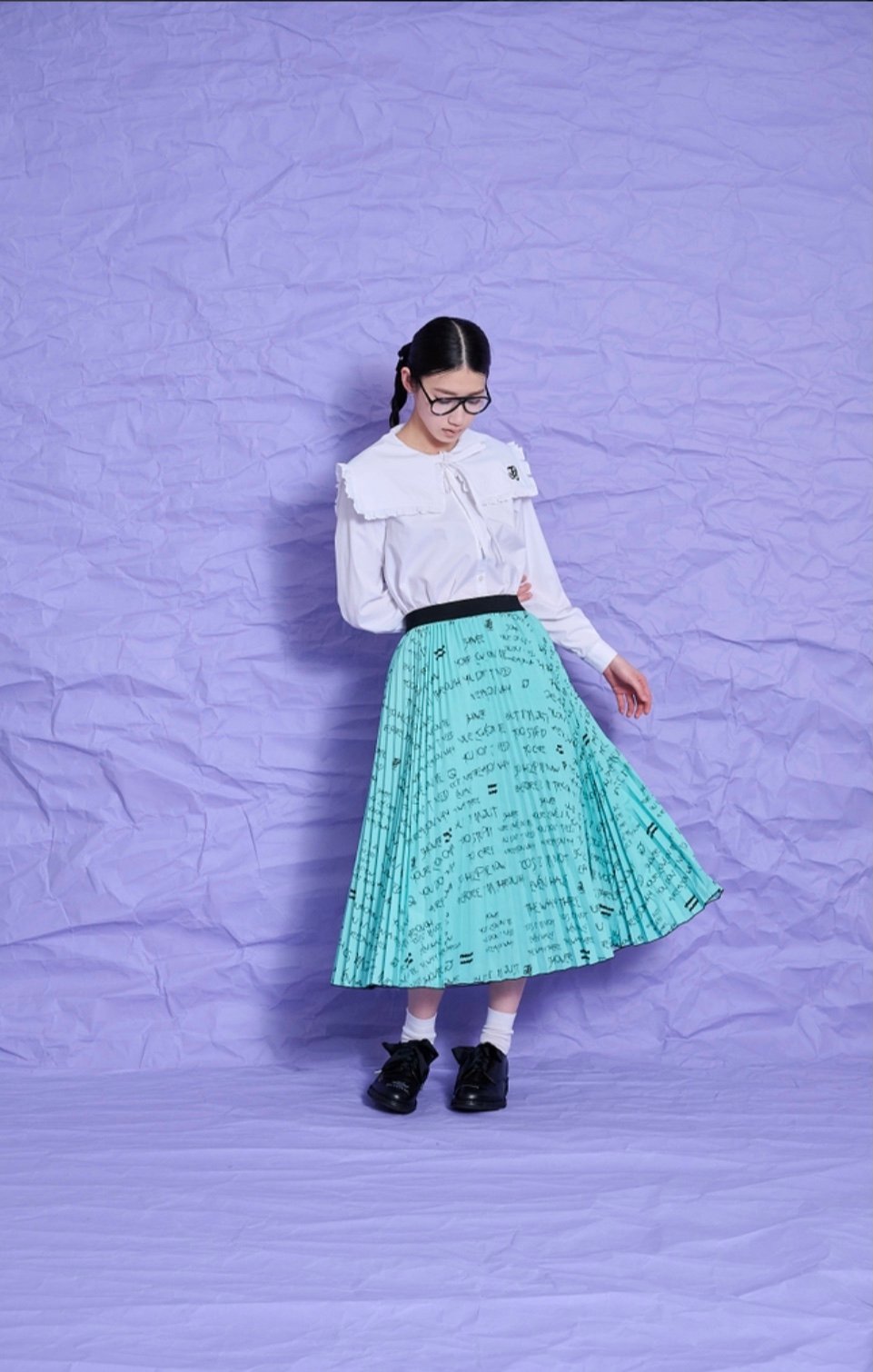 THOMAS MAGPIE トーマスマグパイ リネンスカート！ Thomas magpie オリジナルプリント リネンスカート