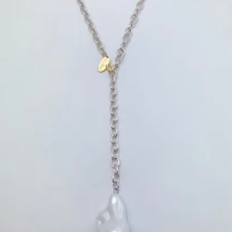 ネックレス　imitation baroque pearl necklace BRN-3468　 ~ BLUE RANK~