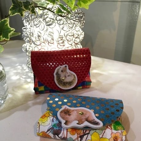 compact wallet animal  ~carmine~