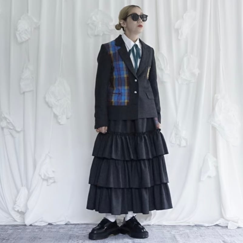 未使用タグ付✨希少 トーマスマグパイ ダブルブレスト テーラードジャケット 受注予約商品！2025winterトーマスマグパイ Thomas magpie テーラードジ