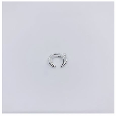 Imitation pearl Ear cuffl  BREC-042~ BLUE RANK~
