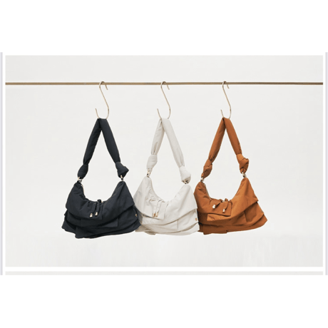 2026SS 【STORY】PL FRILLS HANDBAG ポリエステル フリル ハンドバッグ