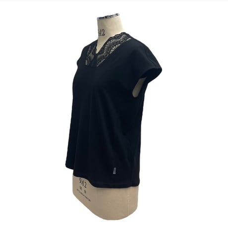 デコルテレースフレンチスリーブTシャツ　824507〜ayane〜