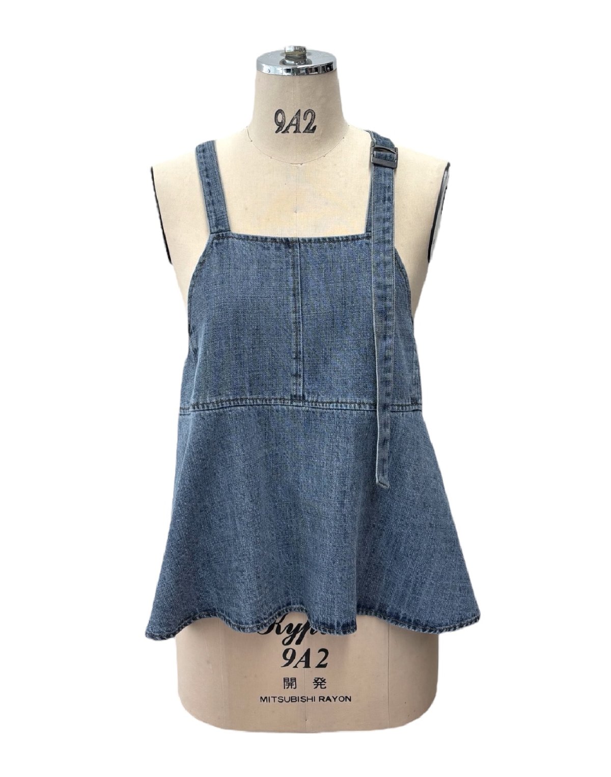 2025autumn リネン混デニムぺブラムビスチェ 855705 〜ayane〜 | s