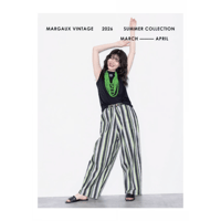 2026 spring summer マルチストライプパンツ ~margaux vintage