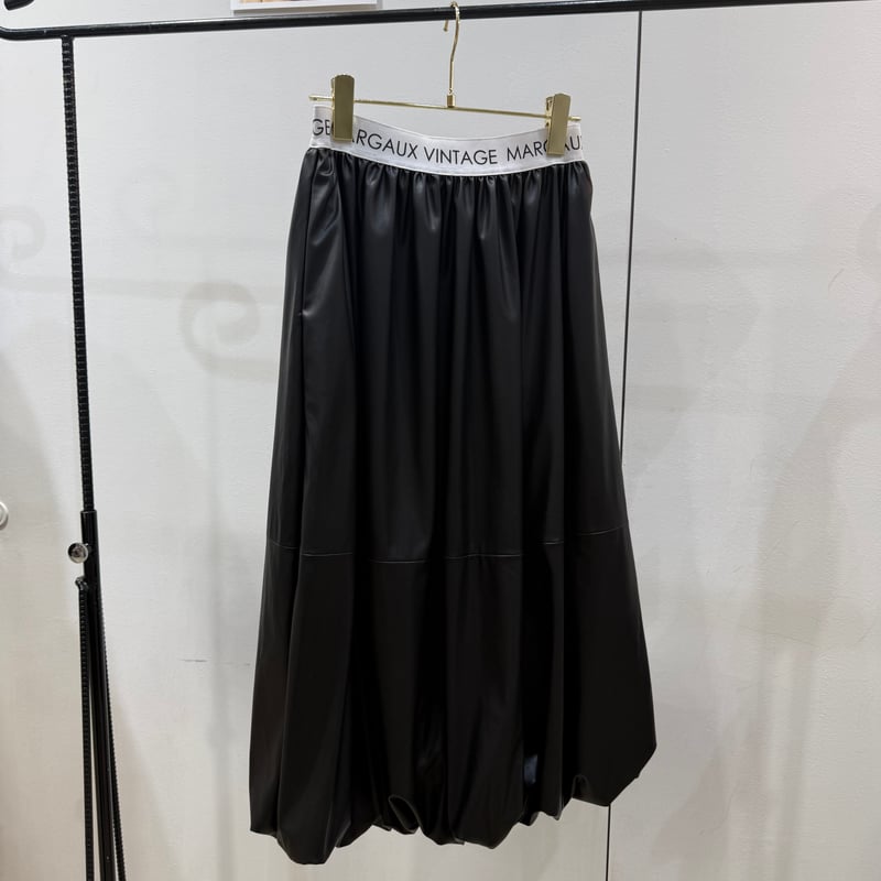 2025winterバルーンレザースカート ~margaux vintage~ MG AC-2