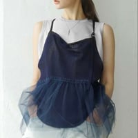 【EN’DAY】8251-0211 シフォンビスチェ
