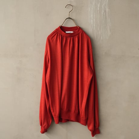 MNN-C-169 WOOL GATHER NECK LS TEE〜MANON〜