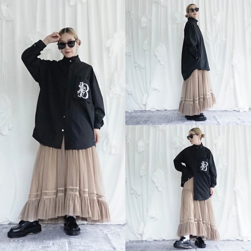 2025winterトーマスマグパイ ハイネックBIGシャツ(2254110