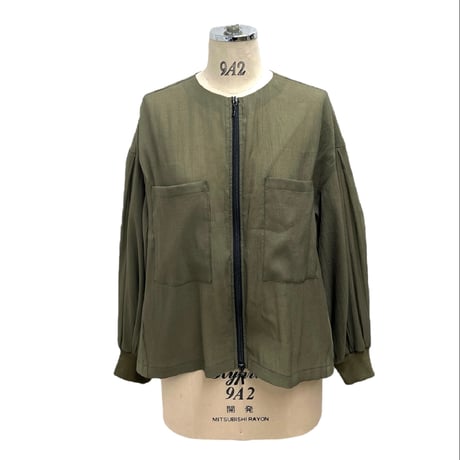ayane  メッシュ楊柳シフォンブルゾン　815319 〜ayane〜