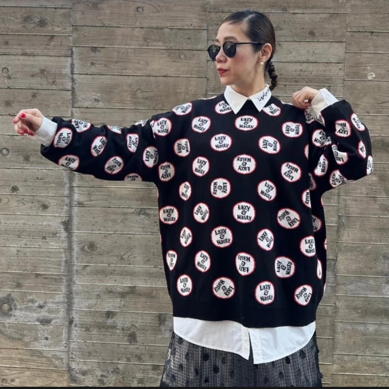 ✨️新品タグ付き✨️THOMAS MAGPIE トーマスマグパイ ニット 希少 2025autumn Thomas magpieトーマスマグパイ レイジー ニット