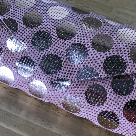 ドットレザーロングウォレット【Dot Leather Long Wallet 】SAKURA/さくら　～carmine～