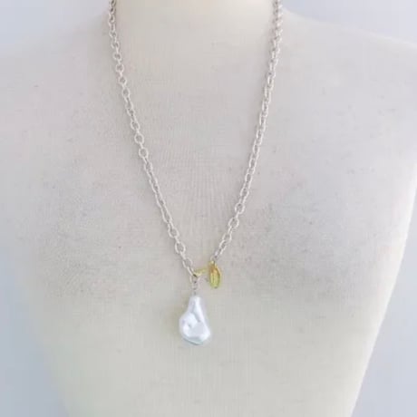 ネックレス　imitation baroque pearl necklace BRN-3468　 ~ BLUE RANK~
