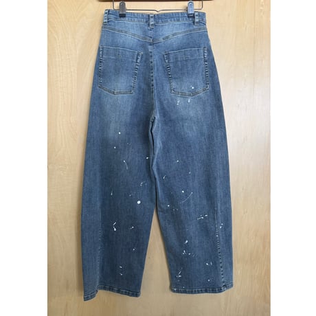 ayane  ペイント加工バレルレッグデニムパンツ　875815 〜ayane〜