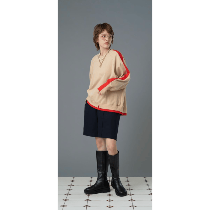 予約商品! 2026SS NO. K261－ 66280 バイカラースエット～kittle/キ