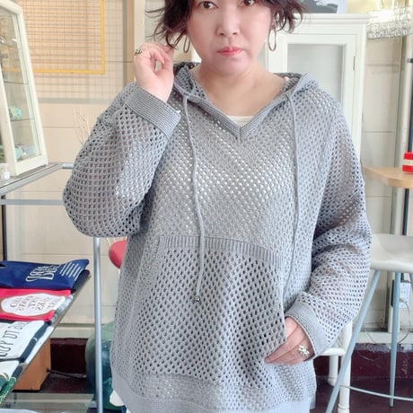 ayane  メッシュパーカーニット　825532 〜ayane〜