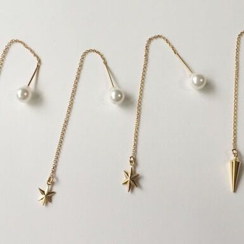 ☆ゆみやん☆様 ①〜⑤ピアス 金盞花 (きんせんか) 華のピアス〈つまみ細工〉 ピアス