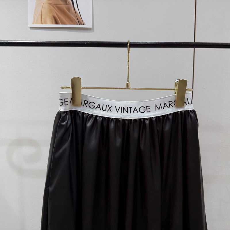 2025winterバルーンレザースカート ~margaux vintage~ MG AC-2
