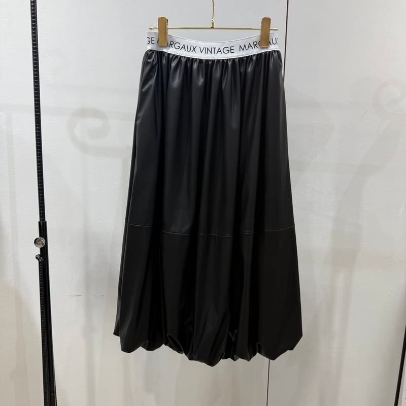 2025winterバルーンレザースカート ~margaux vintage~ MG AC-2