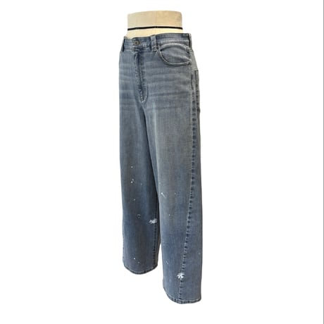 ayane  ペイント加工バレルレッグデニムパンツ　875815 〜ayane〜