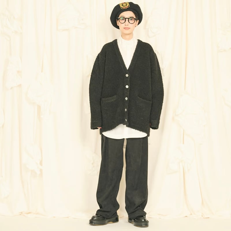 2025winterトーマスマグパイ ムートン風ニットカーディガン 受注予約商品！2025winterトーマスマグパイ Thomas magpie ムートン風ニ