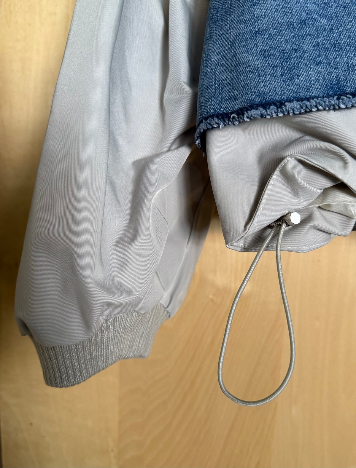 異素材デニムブルゾン ~micalle micalle~ MMG108JDC | select